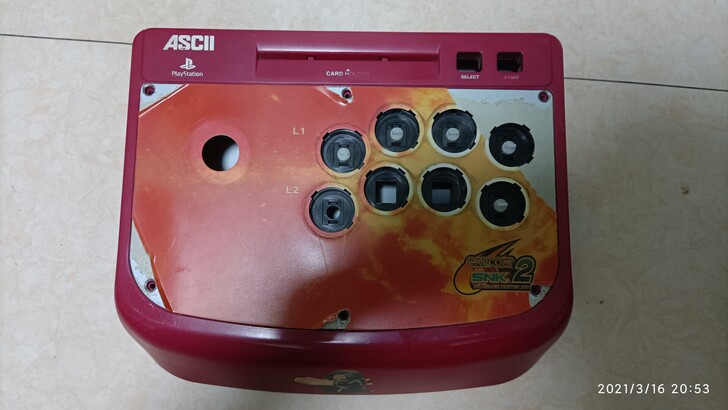 ps2的asc摇杆框子，自用的。老物件了，...