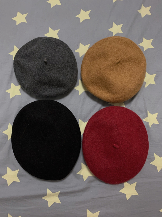 贝雷帽四顶一起出 拍下送帆布包