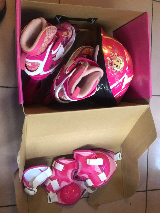 儿童旱冰鞋套装32-35