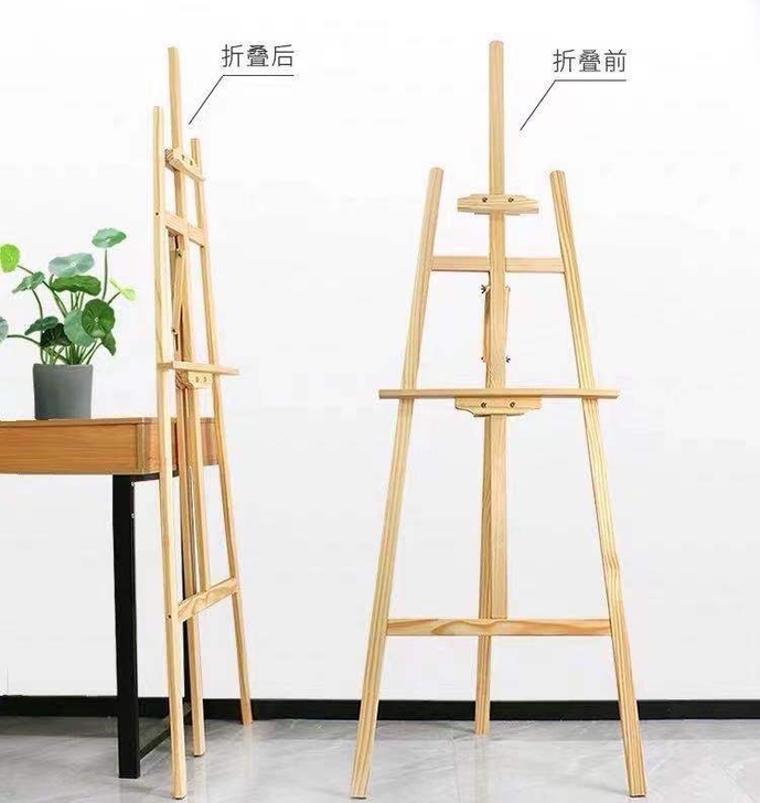 画架一堆,木质的50元3个,铁艺金色的50...