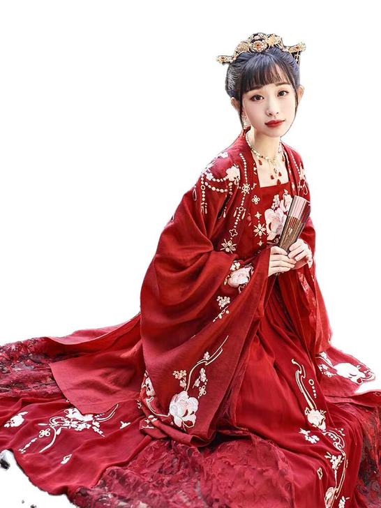 【正版汉服出租】十三余小豆蔻牡丹国色S码大...