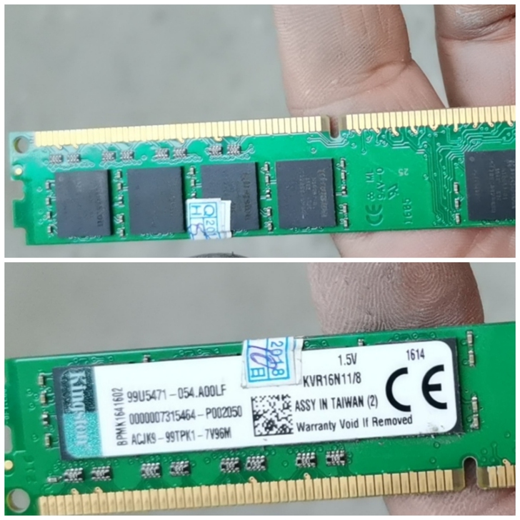 金士顿三代8g台式机内存条,全好的一根,无...
