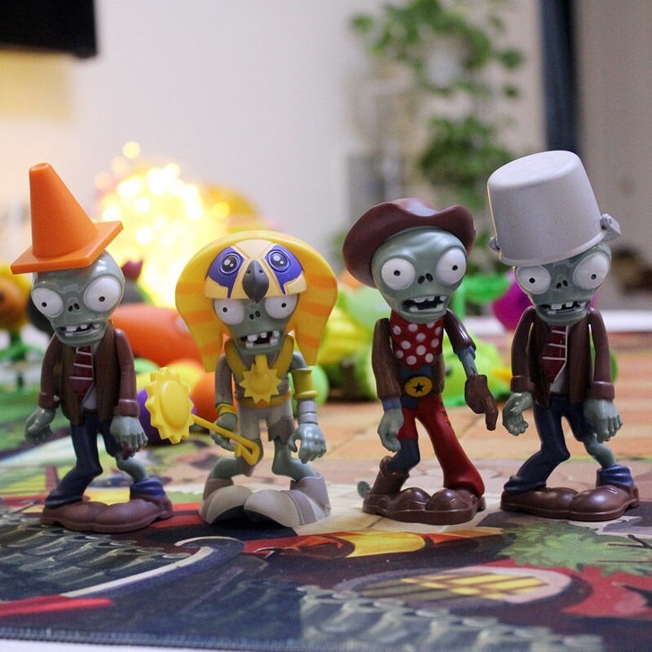 【软胶全僵尸】植物大战僵尸玩具