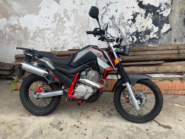 鑫源400排量拉力长途摩托车