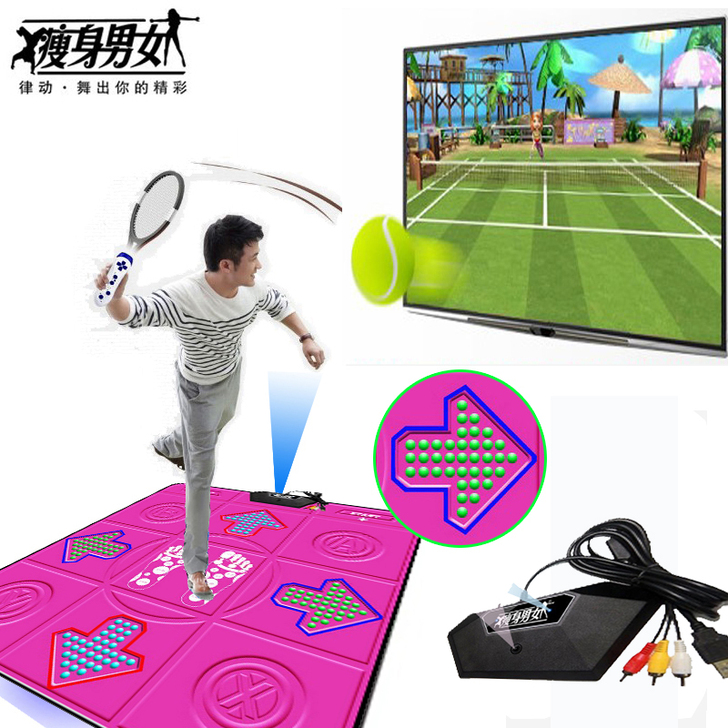 手舞足蹈体感跳舞毯单人电视电脑两用按摩跳舞...