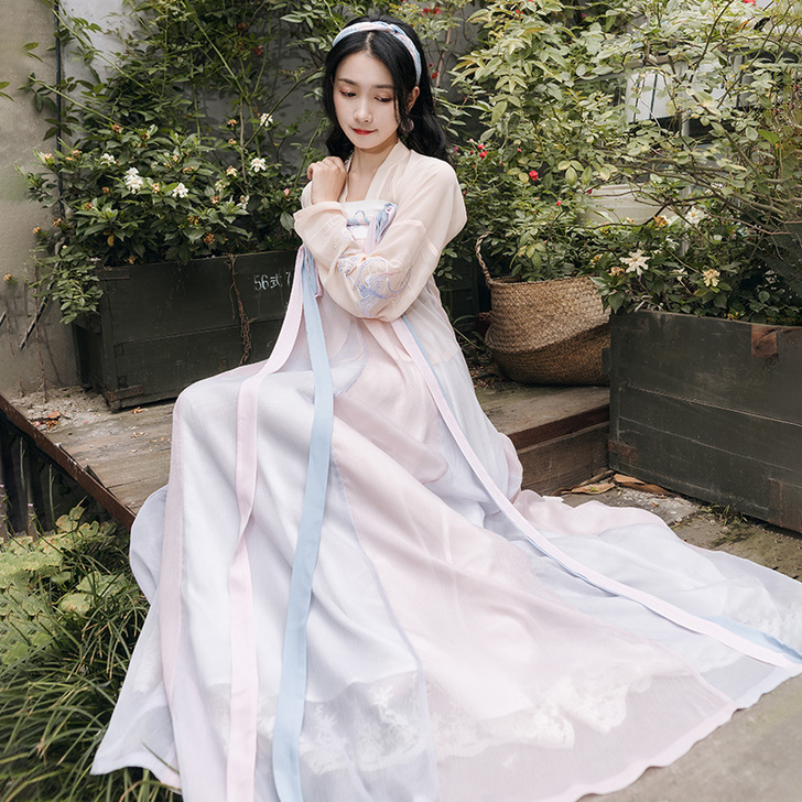 重回汉唐汉服 襦裙 燕燕于飞