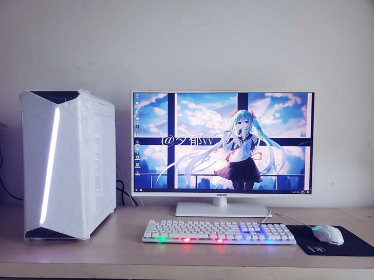 i7级电脑组装游戏台式整机电竞高配办公家用...