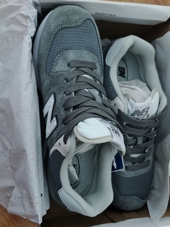 老妈被骗买的，新百伦，假的，38码，新的，...