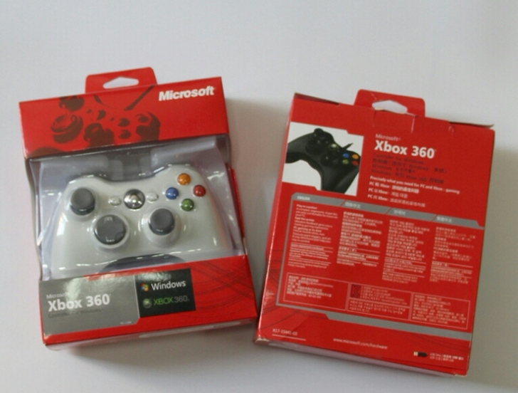 全新有线XBOX 360手柄 黑白色 游戏...