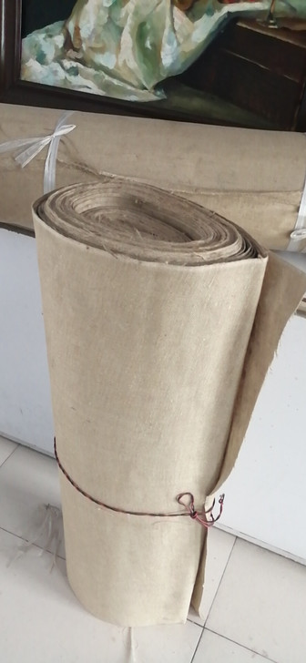 仅剩两卷中纹棉麻油画布