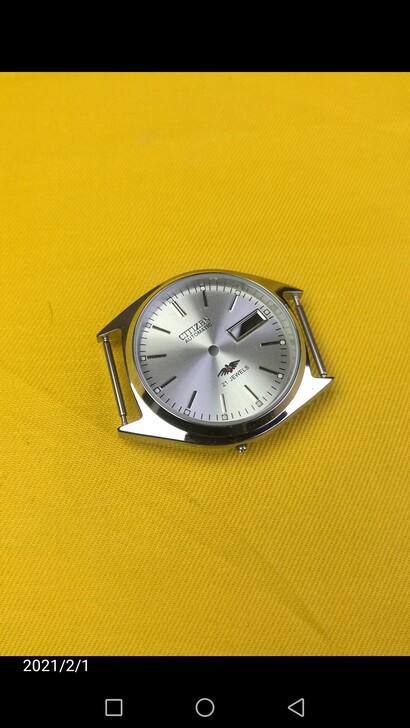 全新西铁城不锈钢表壳，套装。机械8200表...