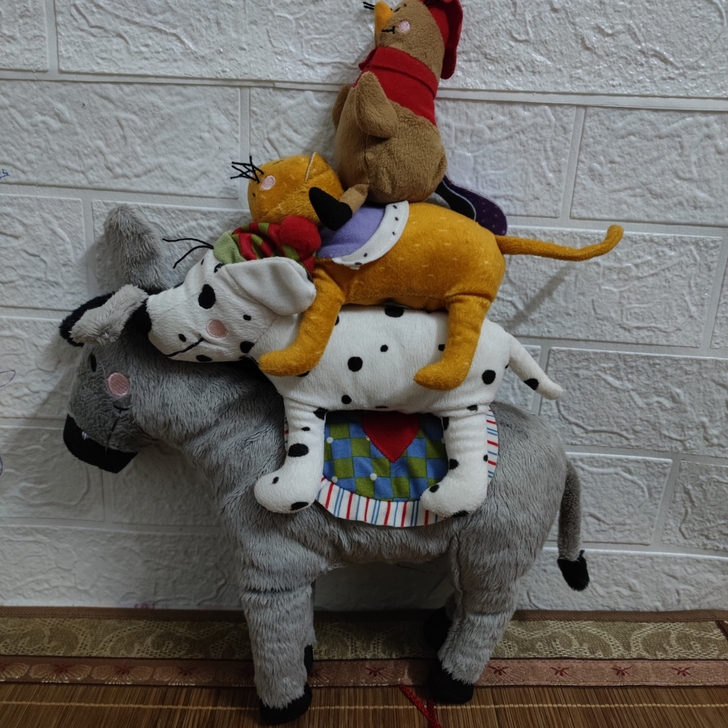宜家绝版毛绒玩偶马戏团系列riddjur瑞...