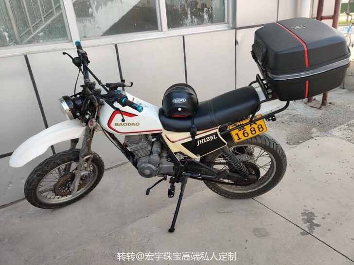 越野150白菜摩托车 个人一手车,改装件多...