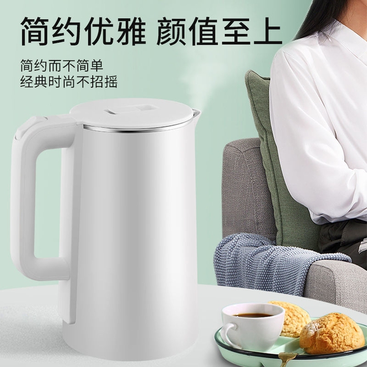 全新2.5L电热水壶保温家用烧水壶热水壶不...