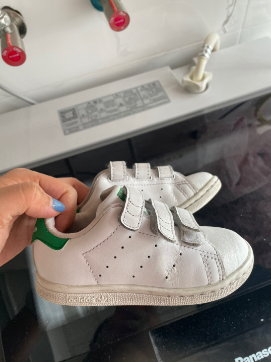 阿迪达斯三叶草经典绿尾stan smith...