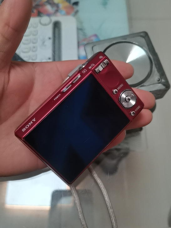 SONY 索尼相机 DSC-T100 酒红...