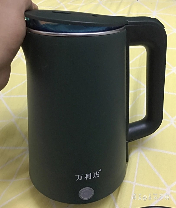 万利达热壶烧不锈钢电热壶快烧壶烧水壶电壶自...