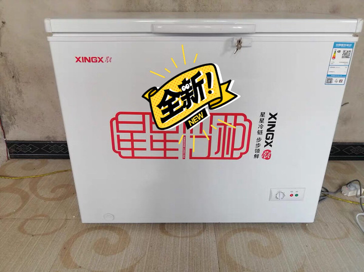 全新包邮星星冰柜210L