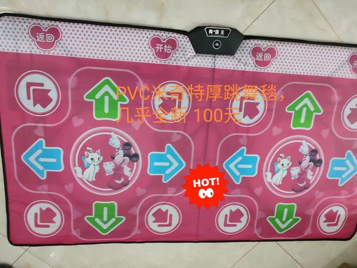 PVC跳舞毯,几乎全新,闲置转卖。
