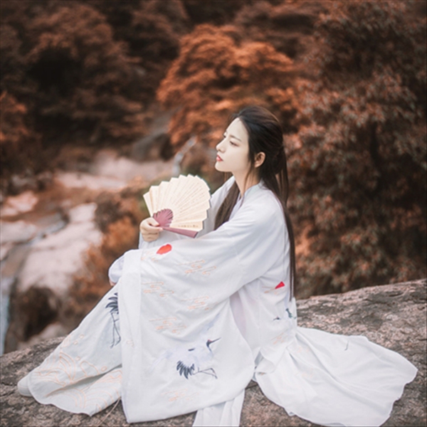 汉服，穿过一次，M号，本人1.58米52千...