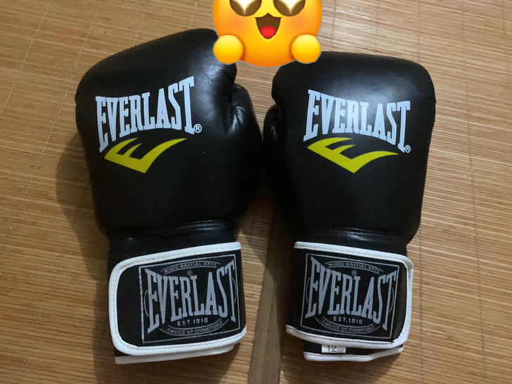 全新EVERLAST 拳击手套成人专业训练...