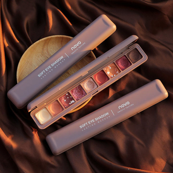 NOVO眼影2021年新款闪粉珠光防水学生...