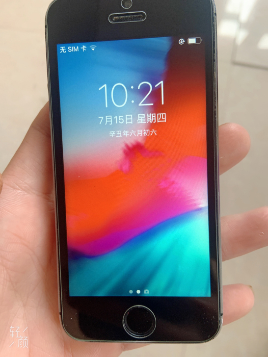 苹果5s 32g无指纹，返回键可用，联通4...