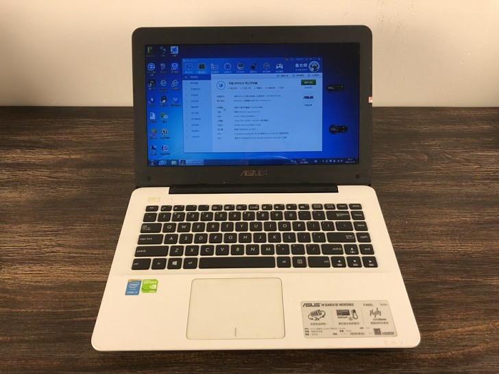 No:390-华硕f455l办公笔记本电脑...