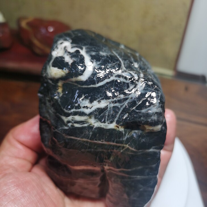 新疆戈壁奇石摆件，高10公分，宽8公分，重...