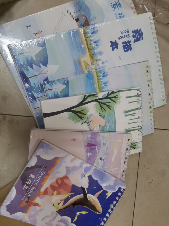 素描速写本，新艺欣护眼素描速写本，彩色封面...