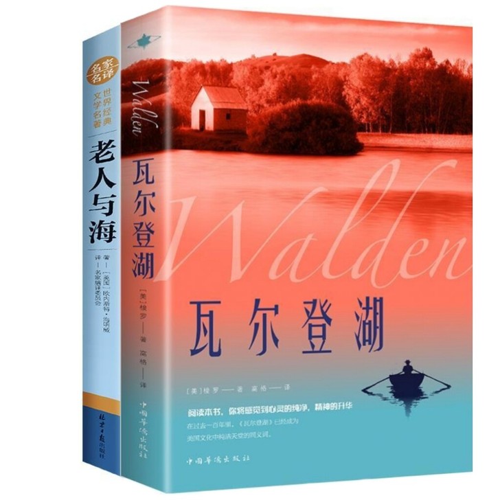 清货处理,经典文学小说凡尔登湖,老人与海,...
