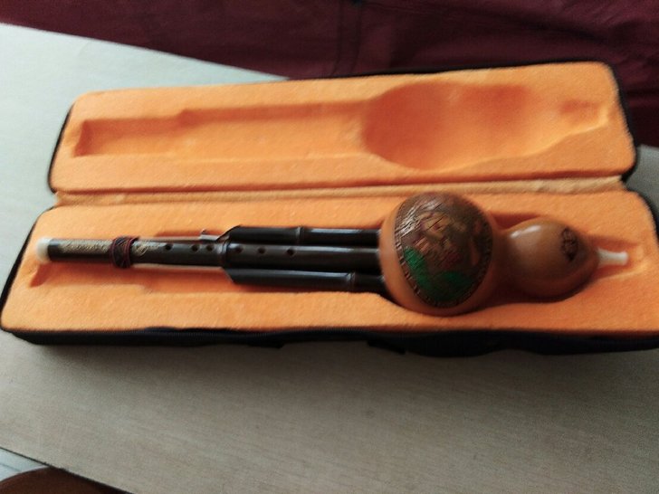 葫芦丝有皮合。北京民乐乐器名厂，正品。全新...