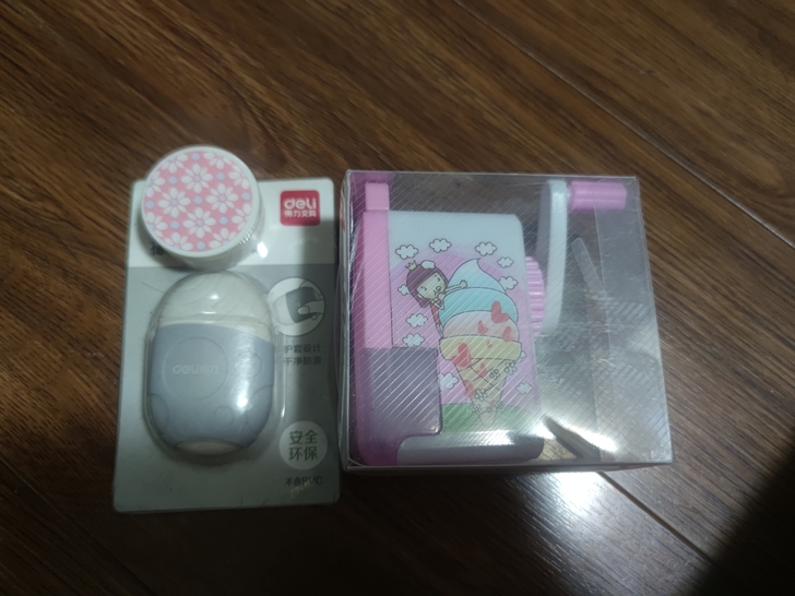 削笔器橡皮 三件打包出 全新~