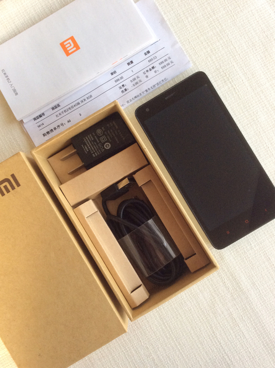 手机，全套红米手机双卡版深灰8GB