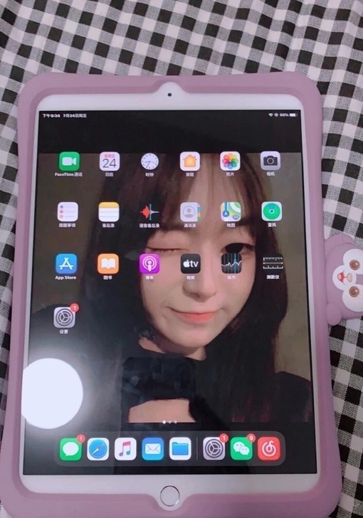 女生自用闲置一台ipad3 苹果平板电脑 ...