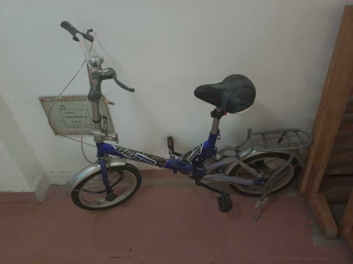 折叠自行车,很新,没怎么骑,要的自提