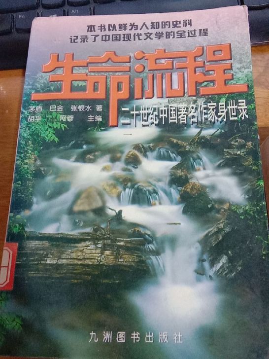 生命流程书籍3本价格二十世纪中国着名作家身...