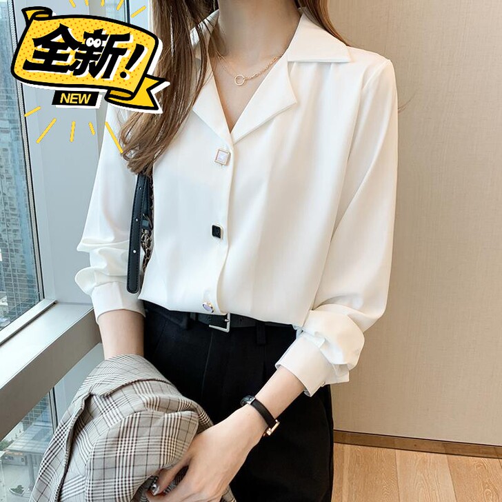 白衬衫女百搭