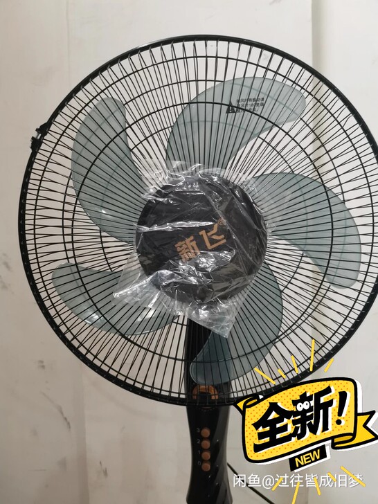 闲置一台新飞落地扇16寸的，是全新未拆封的...