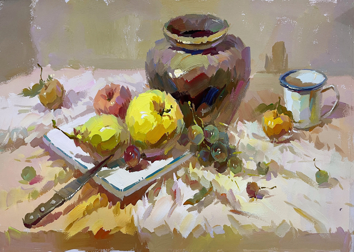 色彩 水粉画成品作品 精品画 色彩 水粉画...