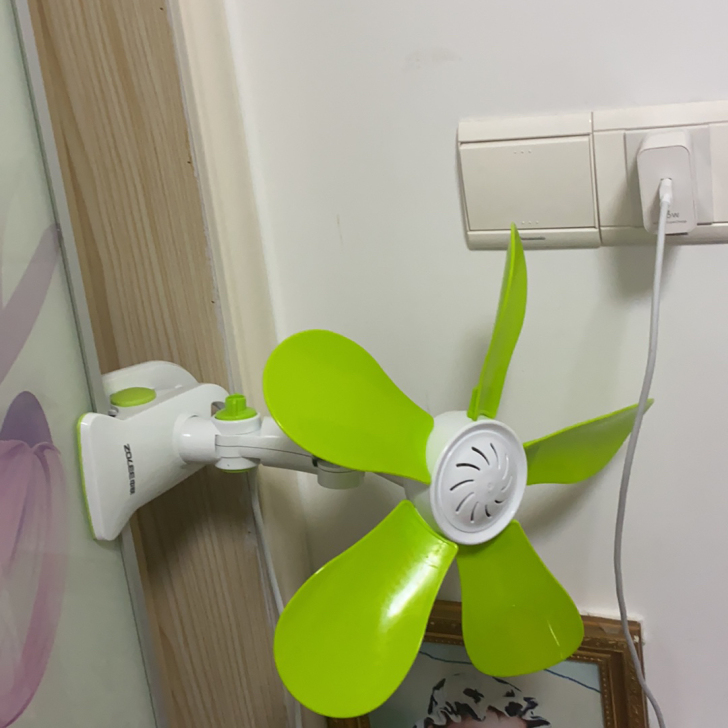 活动夹风扇宿舍家用床上大风力静音迷你小风扇...