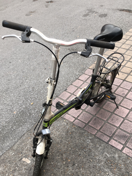 折叠自行车,没骑多少次,放着有点脏,需要的...
