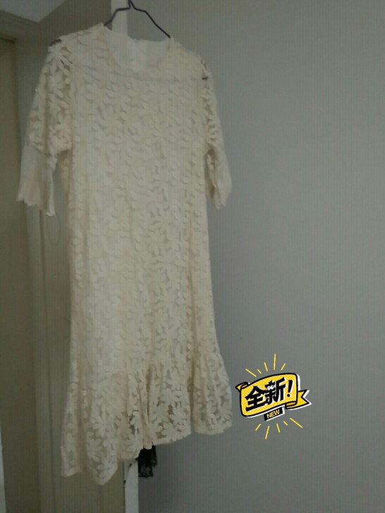 蕾丝钩花裙,115斤以内MM可购入