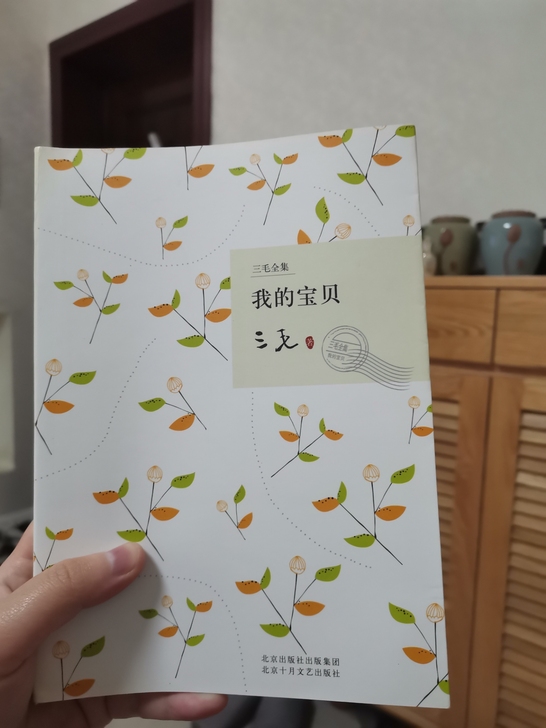 【三毛-我的宝贝】书籍一本，正版，没有折痕...