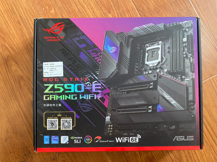 99新 ROG华硕猛禽Z590-E主板WI...