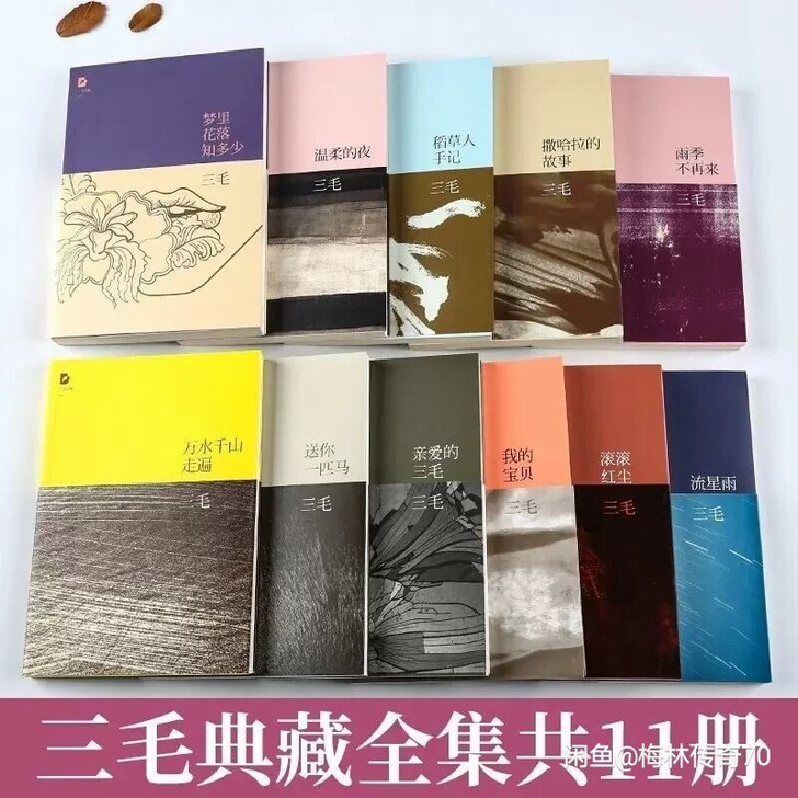 三毛作品全集全套11册珍藏版撒哈拉的故事现...