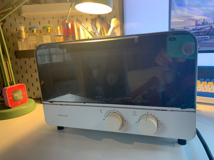 自用小烤箱，完全不占地方，12升烤个鸡翅蛋...