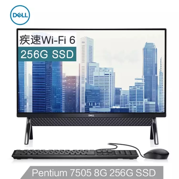 戴尔 灵越5401 奔腾7505 微边框台...