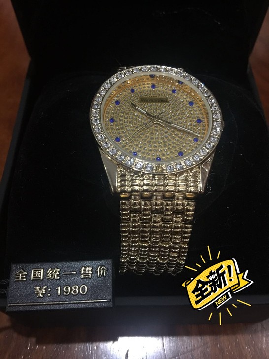 男士金手表 全新时尚好看原价1299，现在...