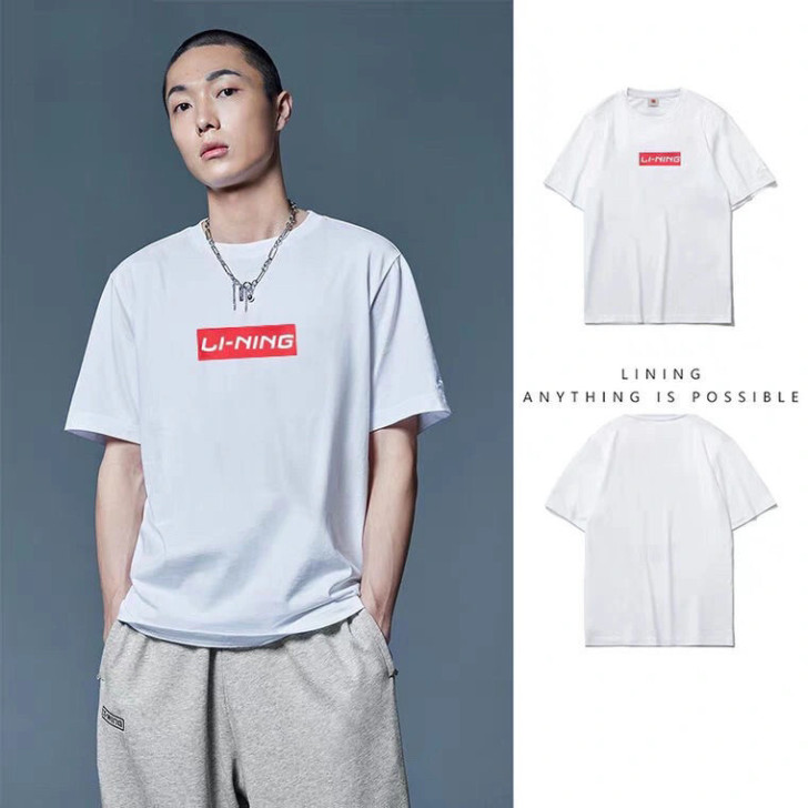 LN-国潮新款纯棉短袖女体T恤衫圆领情侣款...